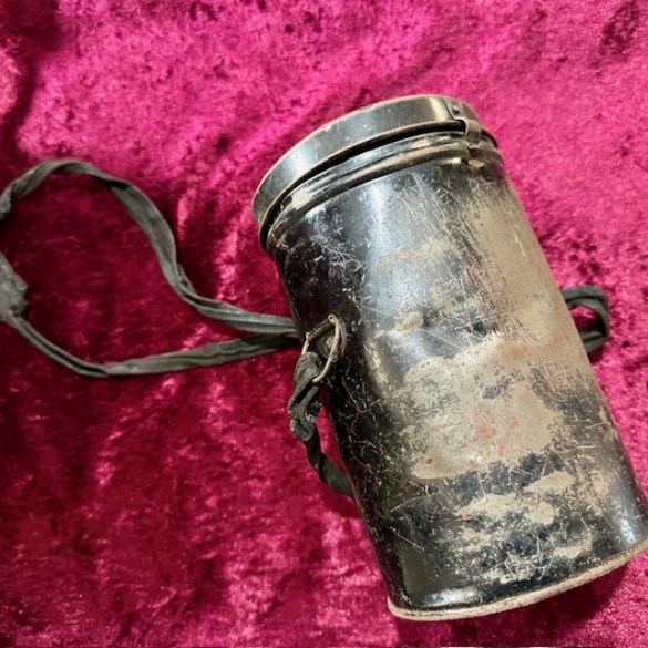 Gas Mask and Tin 1